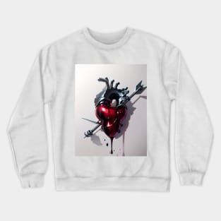 Pierced Crewneck Sweatshirt